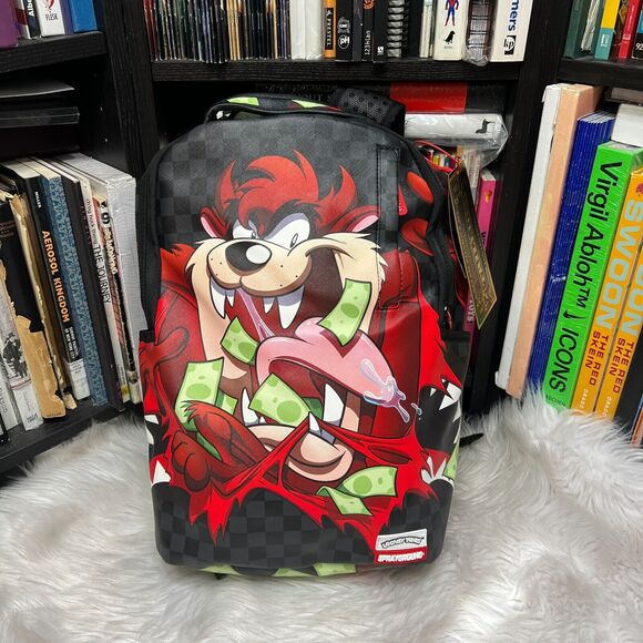 SPRAYGROUND LOONEY TUNES TAZMANIAN DEVIL BACKPACK BOOK BAG - Picture 1 of 5